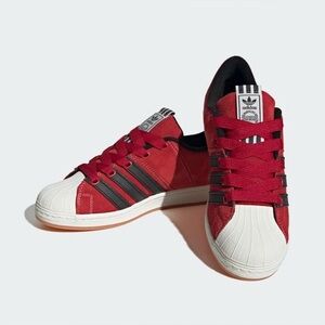 adidas Red and Black Sneakers